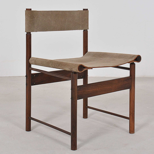 4 Cadeira Jockey Jorge Zalszupin Design Anos 60 Jacaranda (Usado)