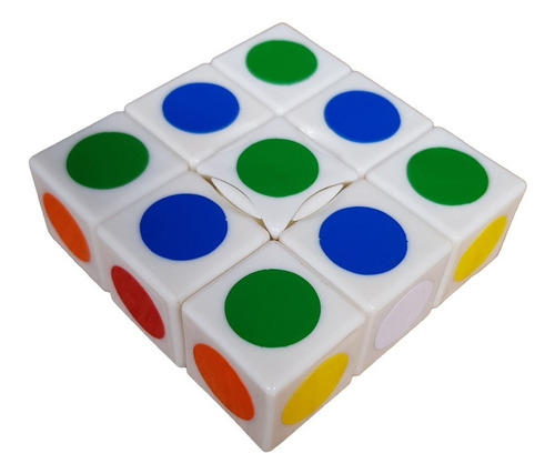 Cubo Rubik 3x3x1 Floppy Cuboide Coleccion Magic Cube Blanco