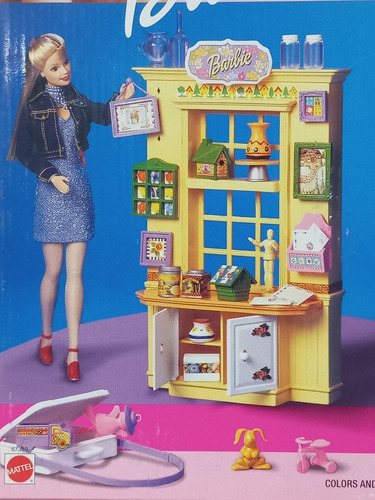 Imagem 2 de 5 de Barbie Arts 'n Craft Studios Escola Móvel Playset Skipper