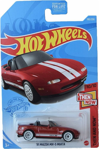 Hotwheels Carro 91 Mazda Mx-5 Miata Treasure Hunt + Obsequio