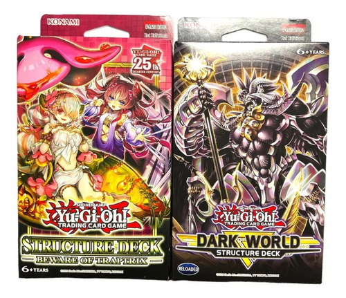 Yugioh Par De Decks Beware Of Traptrix+dark World 