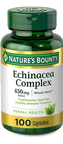 Echinacea Complex 450 Mg Natures Bounty 100 Cap