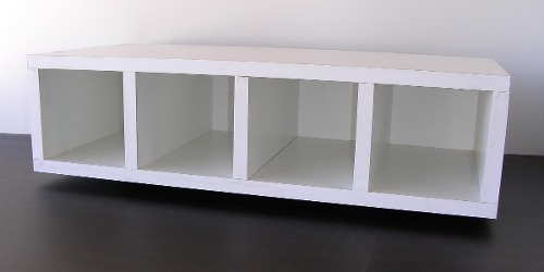 Modulo 4 Cubos Melamina 18mm Botellero Bodega Muebleds