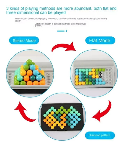 Juego Puzzle Pro Pelotas Inteligencia Entrenamiento Iq