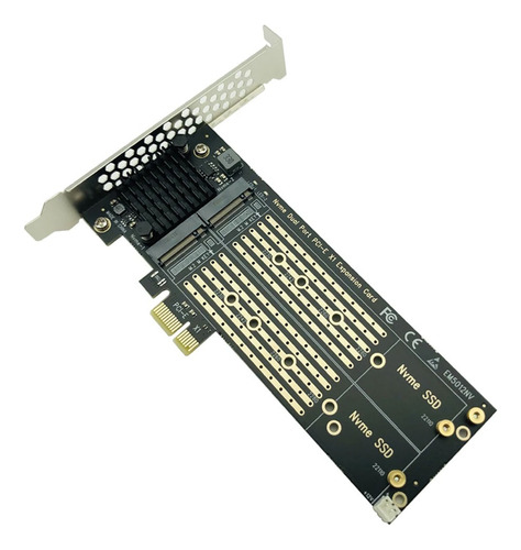 Adaptador Ssd M2 Nvme Duplo Pci Express X1