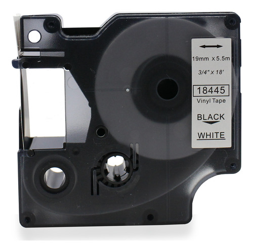 Kit 10 Fita Compativel 18445 Branca 19mm Rotulador 3m Dymo