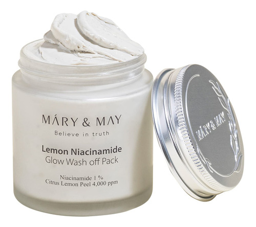 Mary&may Paquete De Mascarilla De Lavado De 4.41 Oz (limon),