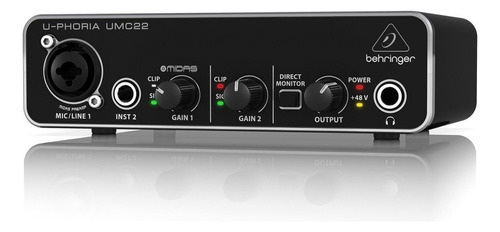 Behringer Umc22 Interface De Audio Usb 2x2 Envio Gratis