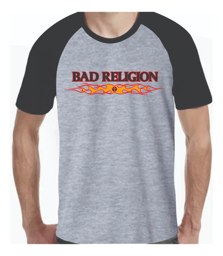 Reptilia Remeras Rock Bad Religion (código 01)