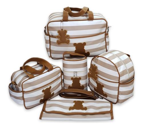 Bolsas De Maternidade Para Bebe + Mochila Luxo Menina Menino