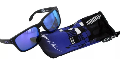 Oakley Holbrook Matte Black - Violet Iridium Julian Wilson