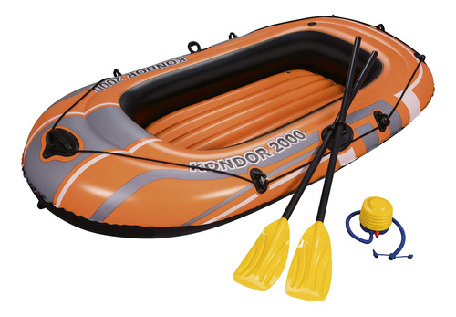 Bote Inflable 2 Personas Bestway Con Remos Rafting