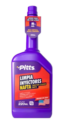 Limpia Inyectores Nafta Prevención Fallas Pitts 220ml
