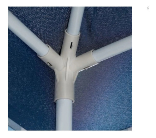 Imagen 3 de 4 de Toldo Poliester 3x3 Azul