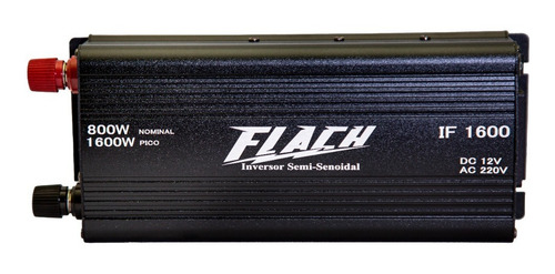 Inversor De Tensão Com Proteção 12v/220 1600w Pico