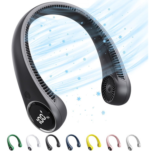 Ventilador Cuello Enfriamiento Usb 360º Batería Sin Aspas 3
