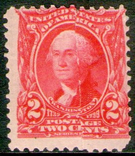 Estados Unidos Sello Nuevo George Washington X 2c. Años 1902