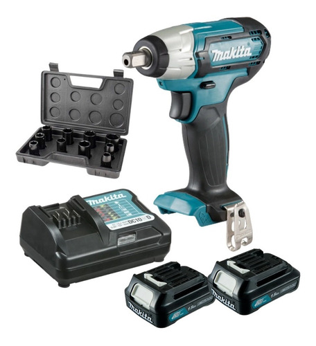 Chave De Impacto 12v Tw141dz Makita 2bat Carreg Soquete