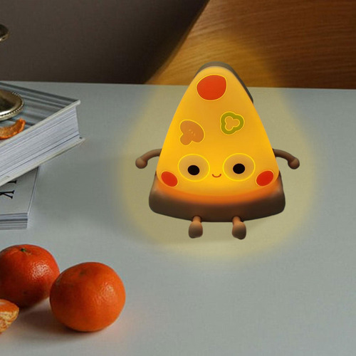 Luz Nocturna, Lámpara De Pizza, Mini Luz Usb Recargable De