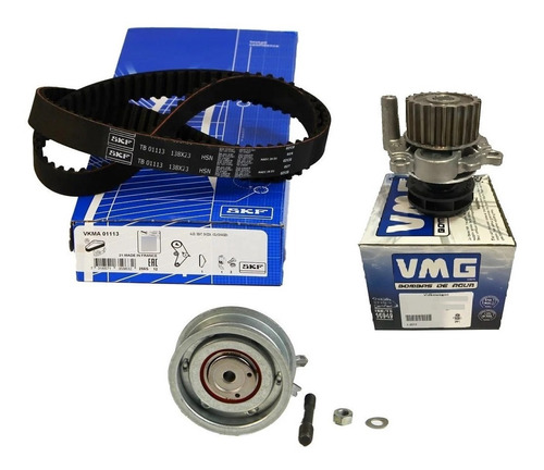 Kit Distribucion Skf + Bomba Agua Vw Bora Golf Vento 2.0 8v