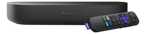 Roku Streaming Streambar 9102 de voz 4K negro con 1GB de memoria RAM