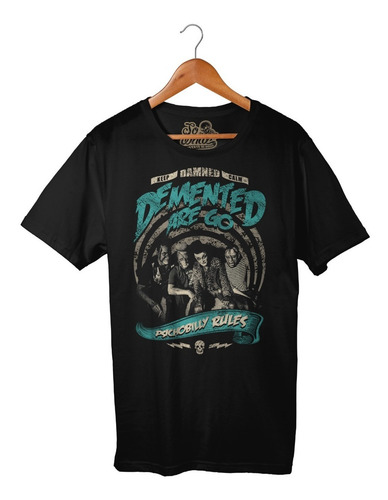 Imagen 1 de 1 de Playera Rock Demented Are Go So What Mexico
