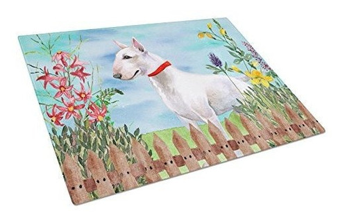 Caroline S Treasures Ck1255lcb Bull Terrier Primavera Tabla 