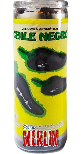 Veladora Chile Negro Preparada Y Ritualizada