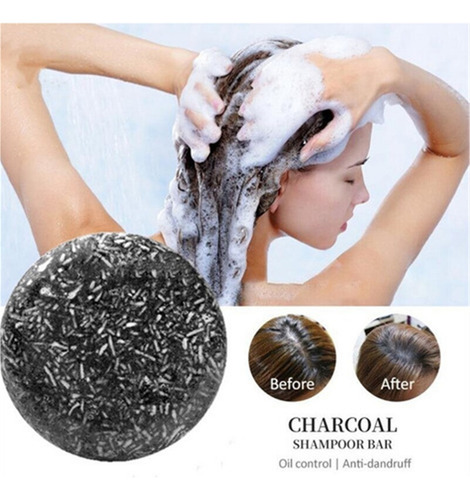 A 2 Peças De Sabonete De Cabelo Branco Escuro Shampoo Bar