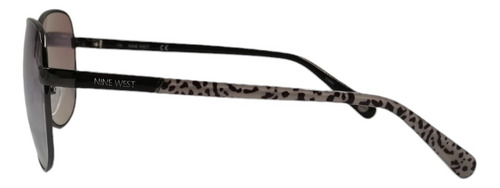 Lente De Sol Nine West Gris Tortoise Burdeo Nw126s, F. Uv400