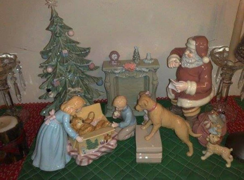 Adorno De Porcelana De Navidad