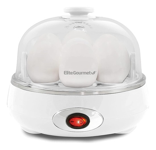 Elite Gourmet Egc322cw Olla De Huevos Rápida, 7 Huevos Duros