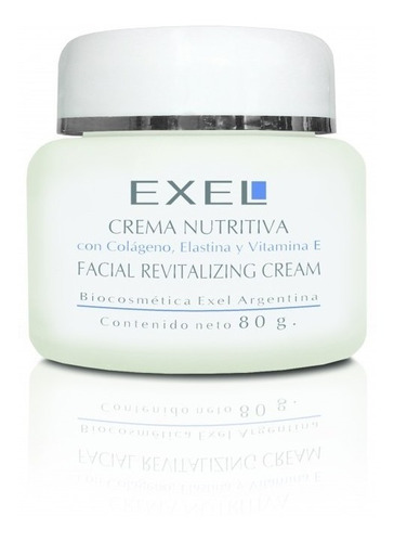 Crema Con Colágeno Elastina Vitamina E X80ml Exel Caba