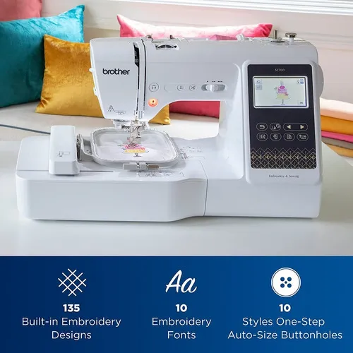 Brother Se700 Maquina De Coser Y Bordar 135 Diseños