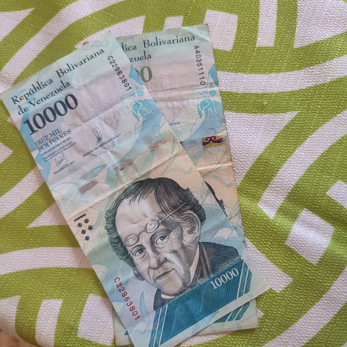 Billete 10.000 Bolívares Serie 13 De Diciembre De 2017