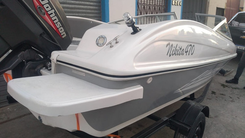 Imagen 1 de 8 de Lancha Open 4-70 0hs 2021 Full Completa Johnson 50 Hp Full