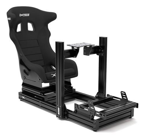 Cockpit Suporte Para Volante Alumínio Ax80 Cor Preto