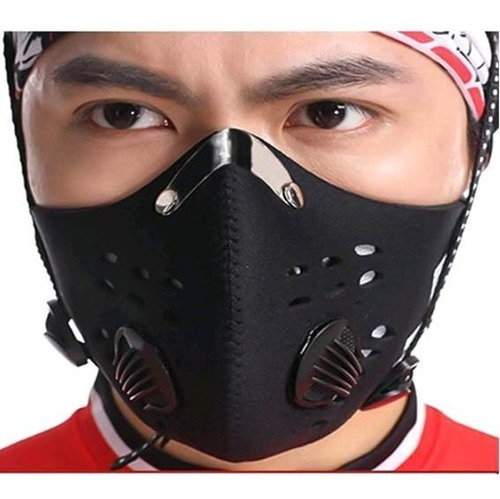 Máscara Anti Polvo/contaminación Cubrebocas Filtro Bici/moto