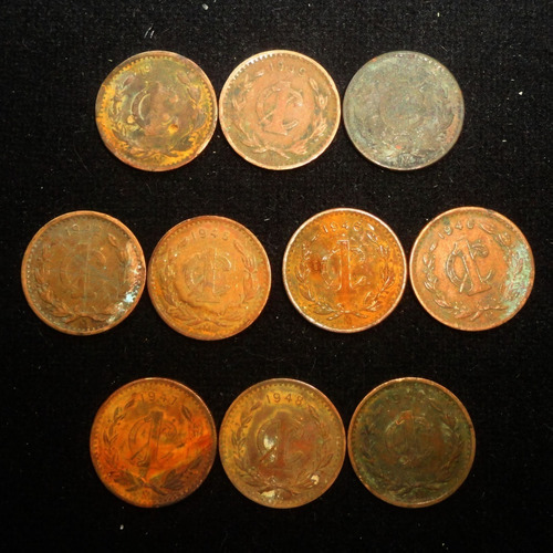 Lote Antiguas Monedas Mexico Varias Segun Descripción 