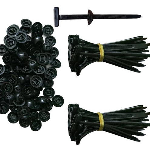 Nylon Universal Cable Tie Buckle, Reusable Nylon Zip Ties