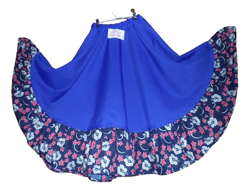 Pollera Larga Pericon Azul Jean ! Leer Medidas !! Disponible