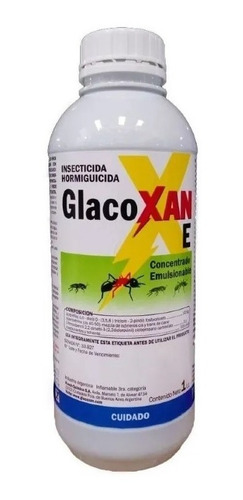 Imagen 1 de 3 de Hormiguicida Insecticida Glacoxan E Liquido 1 Litro Grillo T