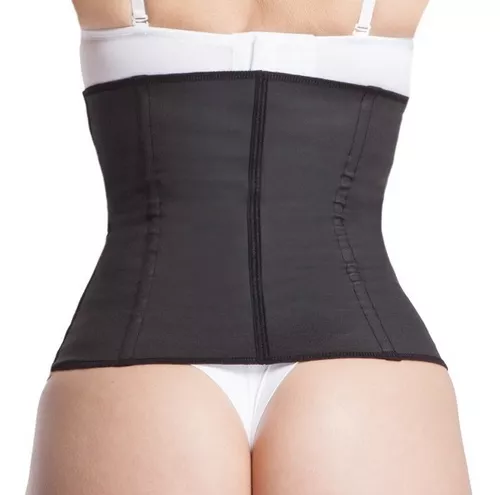 Cinta Modeladora Feminina Emborrachada Cotton Ref 415 Esbelt