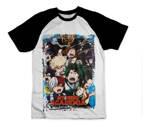 Camiseta Boku No Hero Personagens My Hero Academia