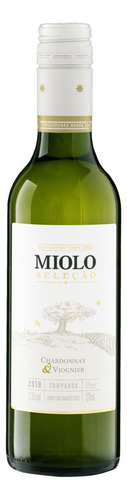 Vinho Brasileiro Branco Seco Miolo Seleção Chardonnay Viognier Campanha Garrafa 375ml