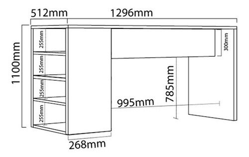 Imagen 3 de 10 de Desayunador Barra Mesa Alta De Cocina Delos Smart 130x110