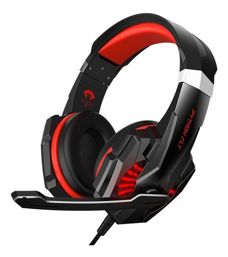 Auriculares Gamer Python Fly G9000 Mini Ps4 Pc Rojo Led