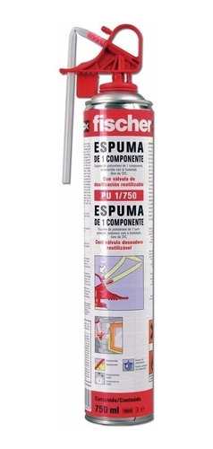 Espuma De Poliuretano Expandido Obra Fischer 750 Ml Cuotas