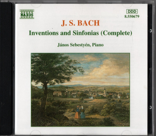 Cd Bach Inventions And Sinfonias János Sebestyén