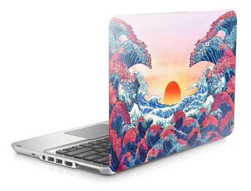 Skin Adesivo Para Notebook 15 Grande Onda Kanagawa D1